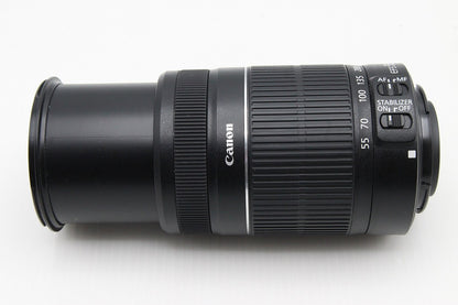 美品 Canon キヤノン EF-S 55-250mm F4-5.6 IS II APS-C ズームレンズ 260129e