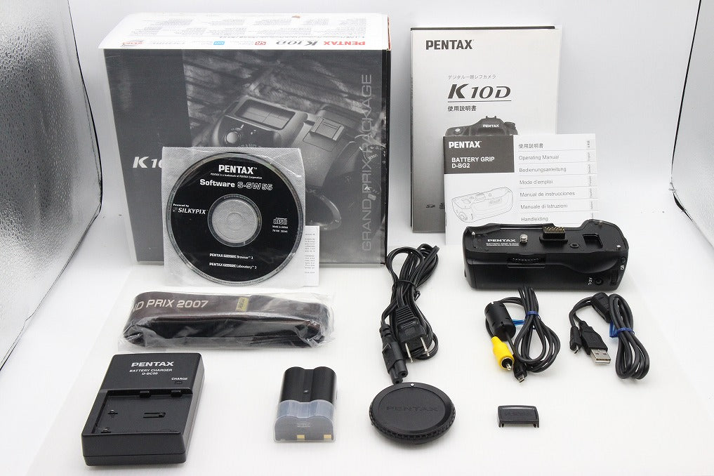 美品 PENTAX ペンタックス K10D ボディ デジタル一眼レフカメラ グランプリパッケージ 元箱付 260130a