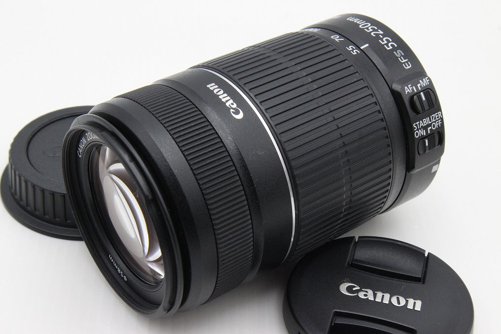 美品 Canon キヤノン EF-S 55-250mm F4-5.6 IS II APS-C ズームレンズ 260131b