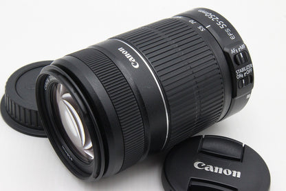 美品 Canon キヤノン EF-S 55-250mm F4-5.6 IS II APS-C ズームレンズ 260131b