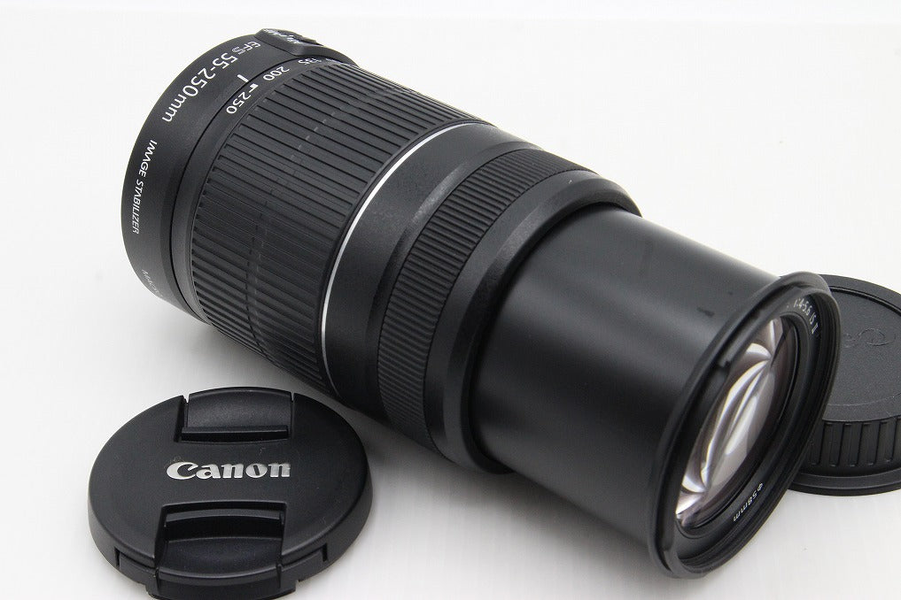 美品 Canon キヤノン EF-S 55-250mm F4-5.6 IS II APS-C ズームレンズ 260131b