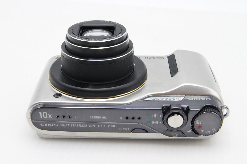 良品 CASIO カシオ EXILIM EX-FH100 コンパクトデジタルカメラ シルバー 260203k