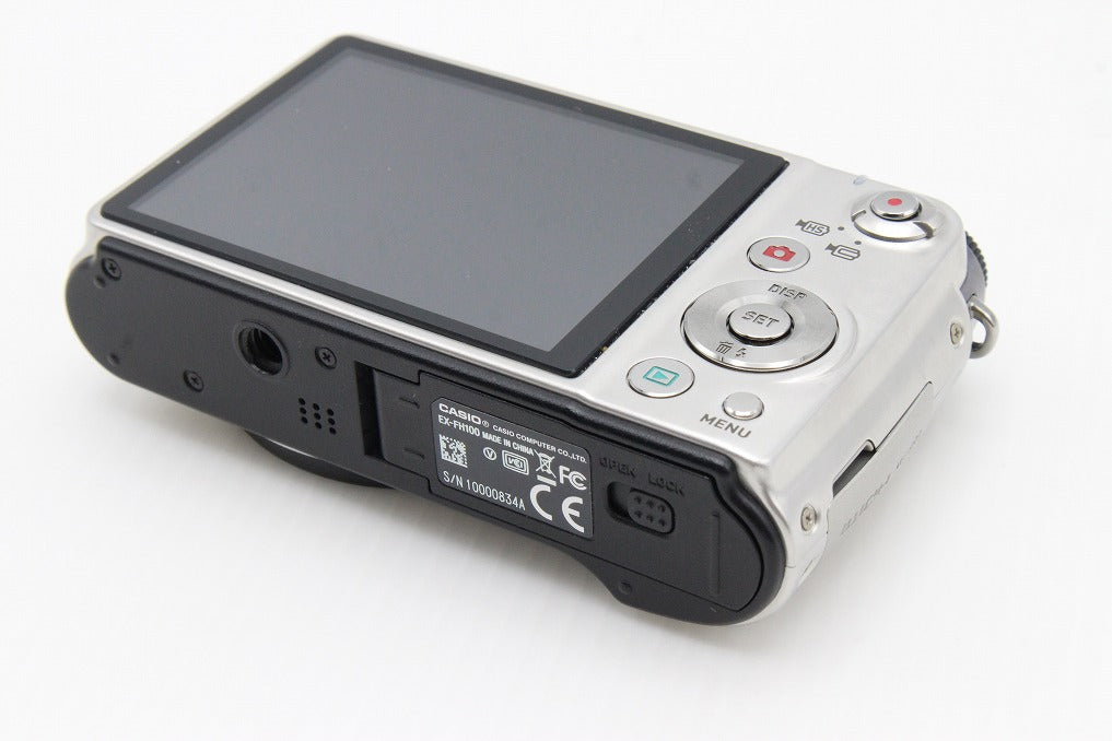 良品 CASIO カシオ EXILIM EX-FH100 コンパクトデジタルカメラ シルバー 260203k