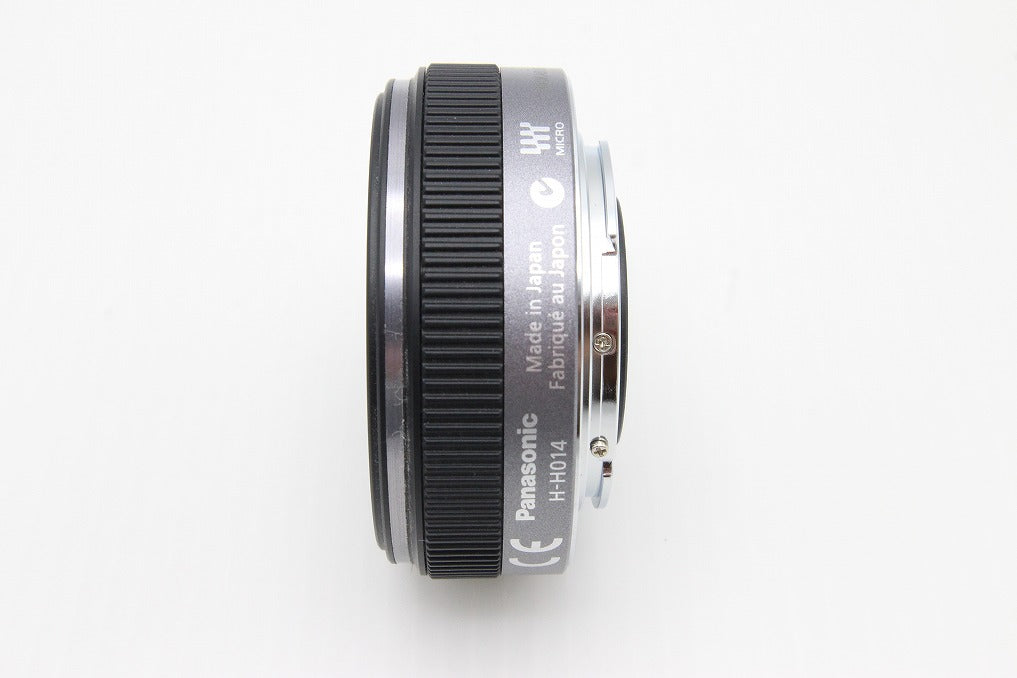 美品 Panasonic パナソニック LUMIX G 14mm F2.5 ASPH. H-H014 広角パンケーキレンズ マイクロフォーサーズ 260131i