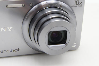 美品 SONY ソニー Cyber-shot DSC-WX200 コンパクトデジタルカメラ シルバー 元箱付 260203a