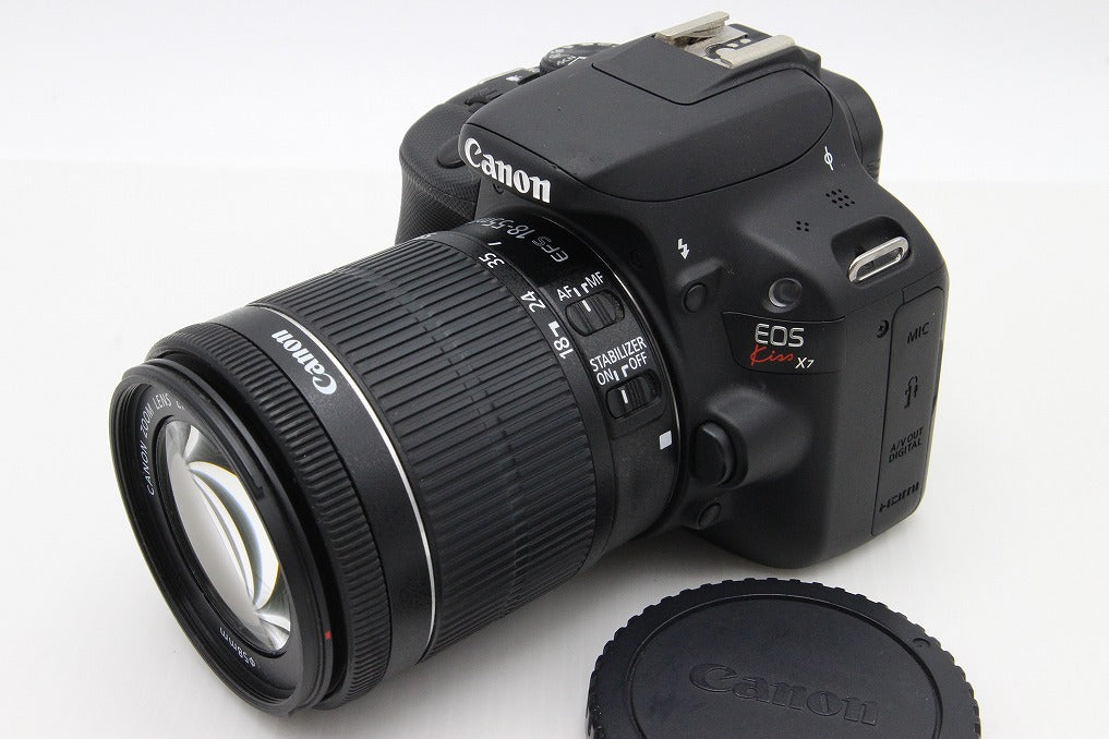 Canon キヤノン EOS Kiss X7 ボディ + EF-S 18-55 IS STM レンズキット デジタル一眼レフカメラ 260131a