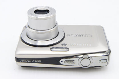 FUJIFILM フジフィルム FinePix F50fd コンパクトデジタルカメラ シルバー 元箱付 260203o