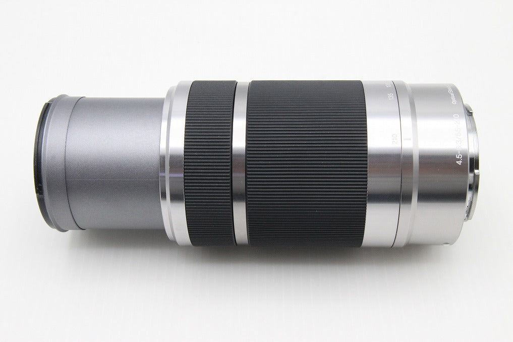 美品 SONY ソニー E 55-210mm F4.5-6.3 OSS SEL55210 Eマウント APS-C ズームレンズ フード付 260202f
