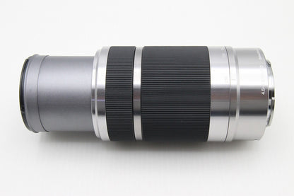 美品 SONY ソニー E 55-210mm F4.5-6.3 OSS SEL55210 Eマウント APS-C ズームレンズ フード付 260202f