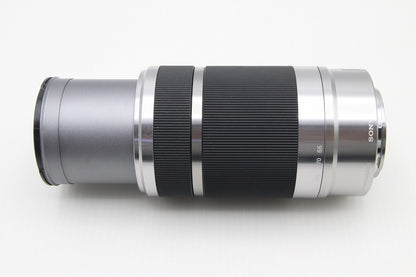 美品 SONY ソニー E 55-210mm F4.5-6.3 OSS SEL55210 Eマウント APS-C ズームレンズ フード付 260202f