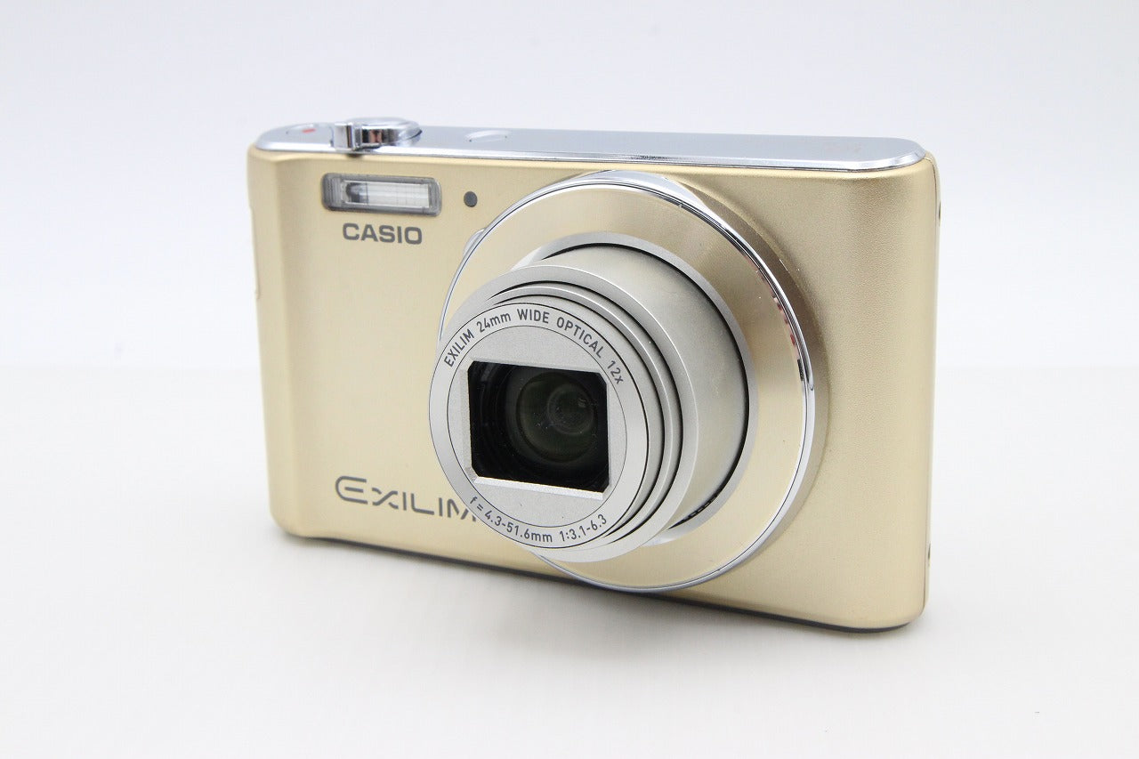 良品 CASIO カシオ EXILIM EX-ZS190 コンパクトデジタルカメラ ゴールド 元箱付 260203b