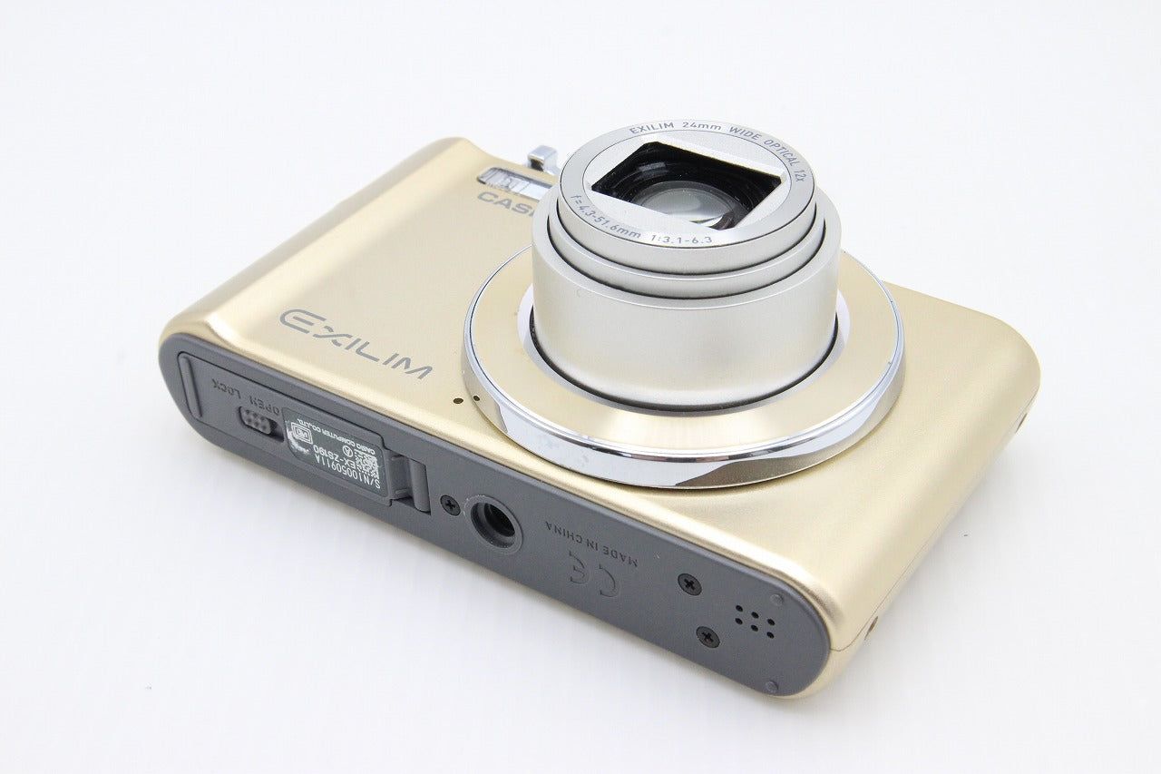 良品 CASIO カシオ EXILIM EX-ZS190 コンパクトデジタルカメラ ゴールド 元箱付 260203b