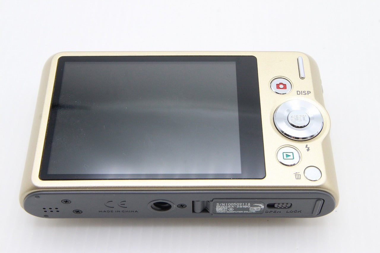 良品 CASIO カシオ EXILIM EX-ZS190 コンパクトデジタルカメラ ゴールド 元箱付 260203b