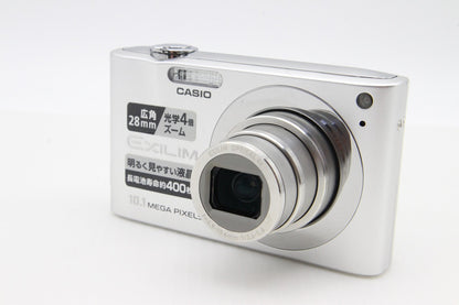 良品 CASIO カシオ EXILIM EX-Z100 コンパクトデジタルカメラ シルバー 元箱付 260203c
