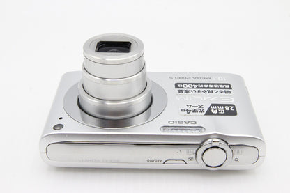 良品 CASIO カシオ EXILIM EX-Z100 コンパクトデジタルカメラ シルバー 元箱付 260203c