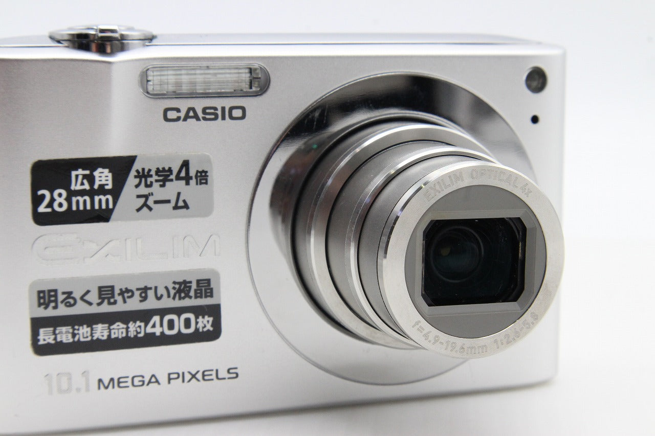 良品 CASIO カシオ EXILIM EX-Z100 コンパクトデジタルカメラ シルバー 元箱付 260203c