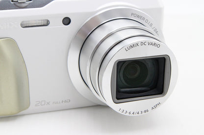 良品 Panasonic パナソニック LUMIX DMC TZ55 コンパクトデジタルカメラ ホワイト 元箱付 260203v