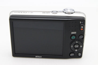 Nikon ニコン COOLPIX L26 コンパクトデジタルカメラ シルバー 260203ab