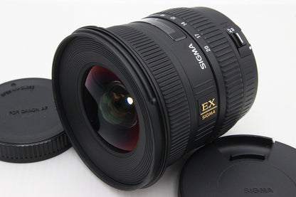 良品 SIGMA シグマ AF 10-20mm F4-5.6 EX DC HSM Canon EFマウント APS-C ズームレンズ フード付 260203af