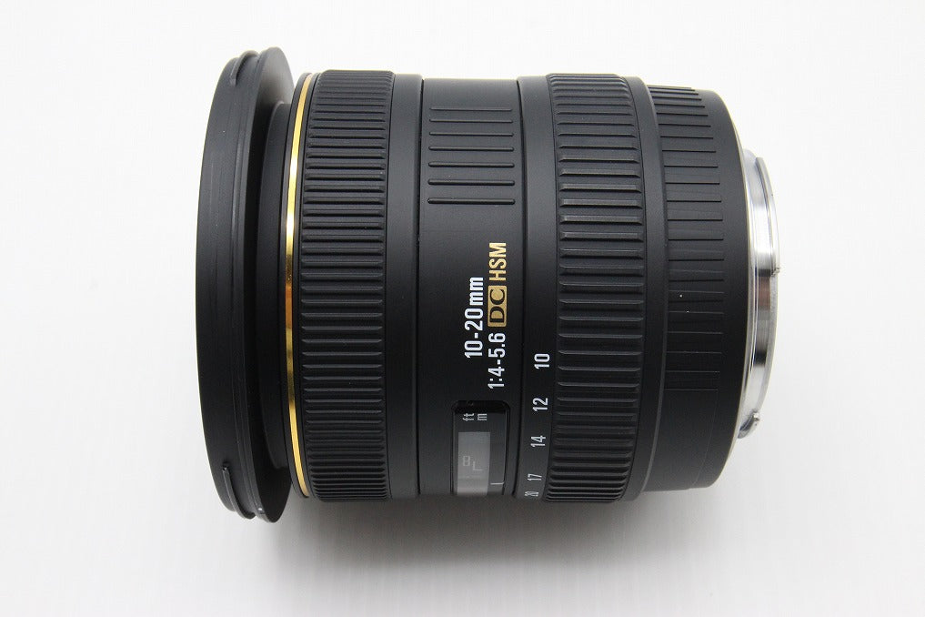 良品 SIGMA シグマ AF 10-20mm F4-5.6 EX DC HSM Canon EFマウント APS-C ズームレンズ フード付 260203af
