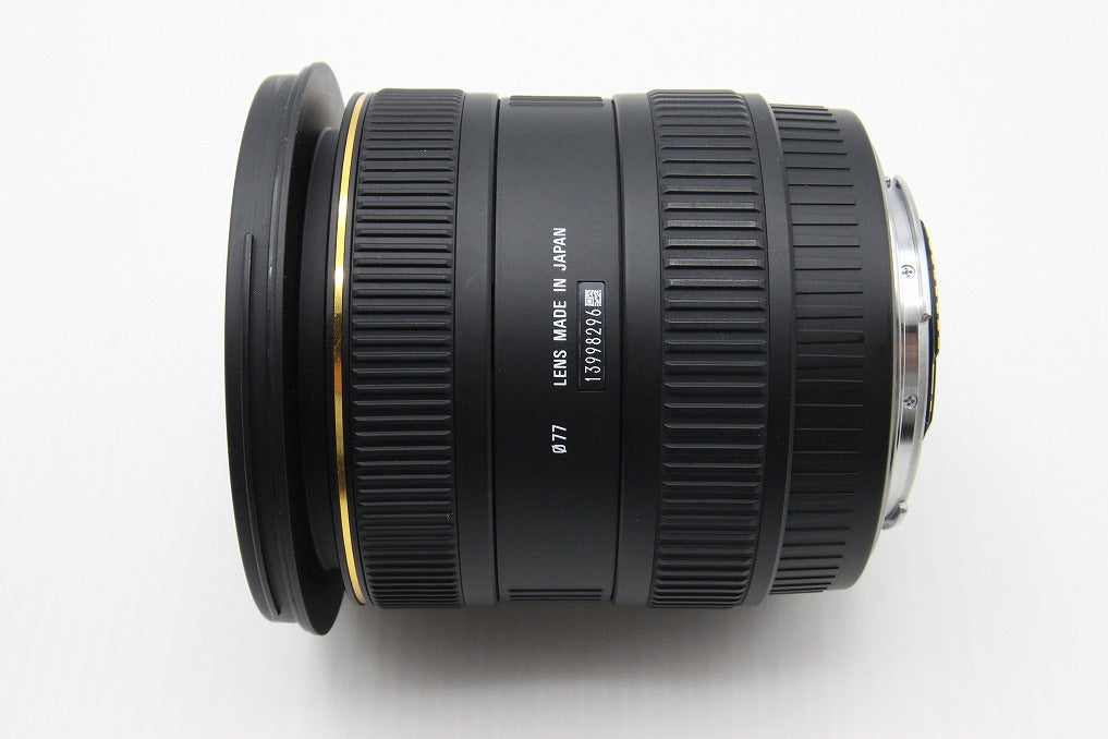 良品 SIGMA シグマ AF 10-20mm F4-5.6 EX DC HSM Canon EFマウント APS-C ズームレンズ フード付 260203af