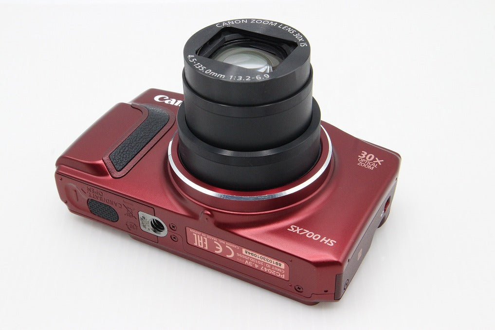 美品 Canon キヤノン PowerShot SX700 HS コンパクトデジタルカメラ レッド 260203s