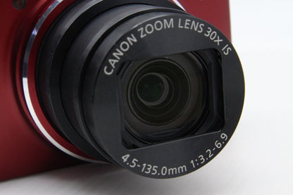 美品 Canon キヤノン PowerShot SX700 HS コンパクトデジタルカメラ レッド 260203s