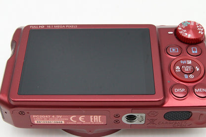 美品 Canon キヤノン PowerShot SX700 HS コンパクトデジタルカメラ レッド 260203s