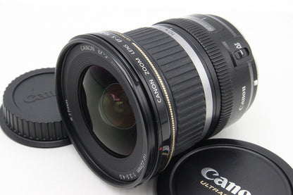 良品 Canon キヤノン EF-S 10-22mm F3.5-4.5 USM APS-C ズームレンズ フード付 260203ad
