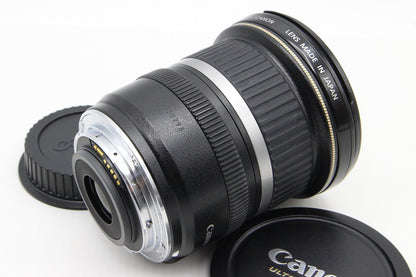良品 Canon キヤノン EF-S 10-22mm F3.5-4.5 USM APS-C ズームレンズ フード付 260203ad