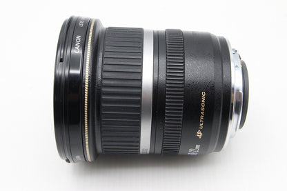 良品 Canon キヤノン EF-S 10-22mm F3.5-4.5 USM APS-C ズームレンズ フード付 260203ad