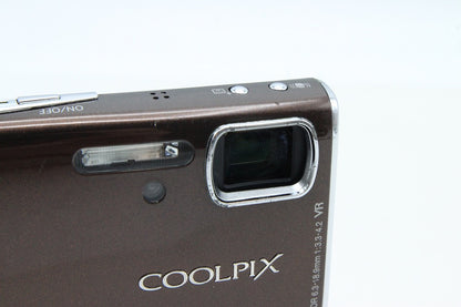 Nikon ニコン COOLPIX S50 コンパクトデジタルカメラ ブラウン 260204c