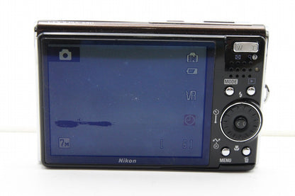Nikon ニコン COOLPIX S50 コンパクトデジタルカメラ ブラウン 260204c