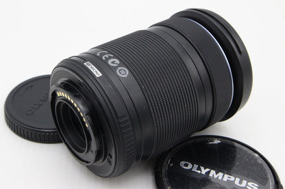 良品 OLYMPUS オリンパス M.ZUIKO DIGITAL ED 40-150mm F4-5.6 R マイクロフォーサーズ ズームレンズ ブラック 260203x