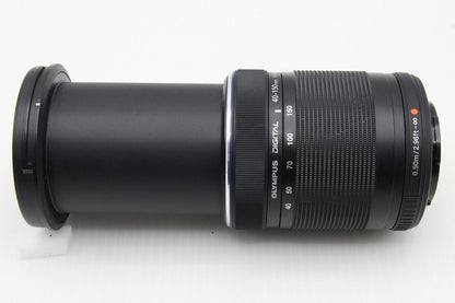 良品 OLYMPUS オリンパス M.ZUIKO DIGITAL ED 40-150mm F4-5.6 R マイクロフォーサーズ ズームレンズ ブラック 260203x