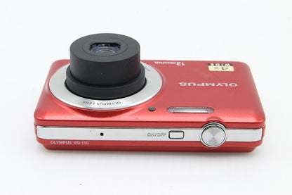 OLYMPUS オリンパス VG-110 コンパクトデジタルカメラ レッド 260203aa