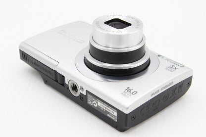 美品 Canon キヤノン PowerShot A2400 IS コンパクトデジタルカメラ シルバー 260203y