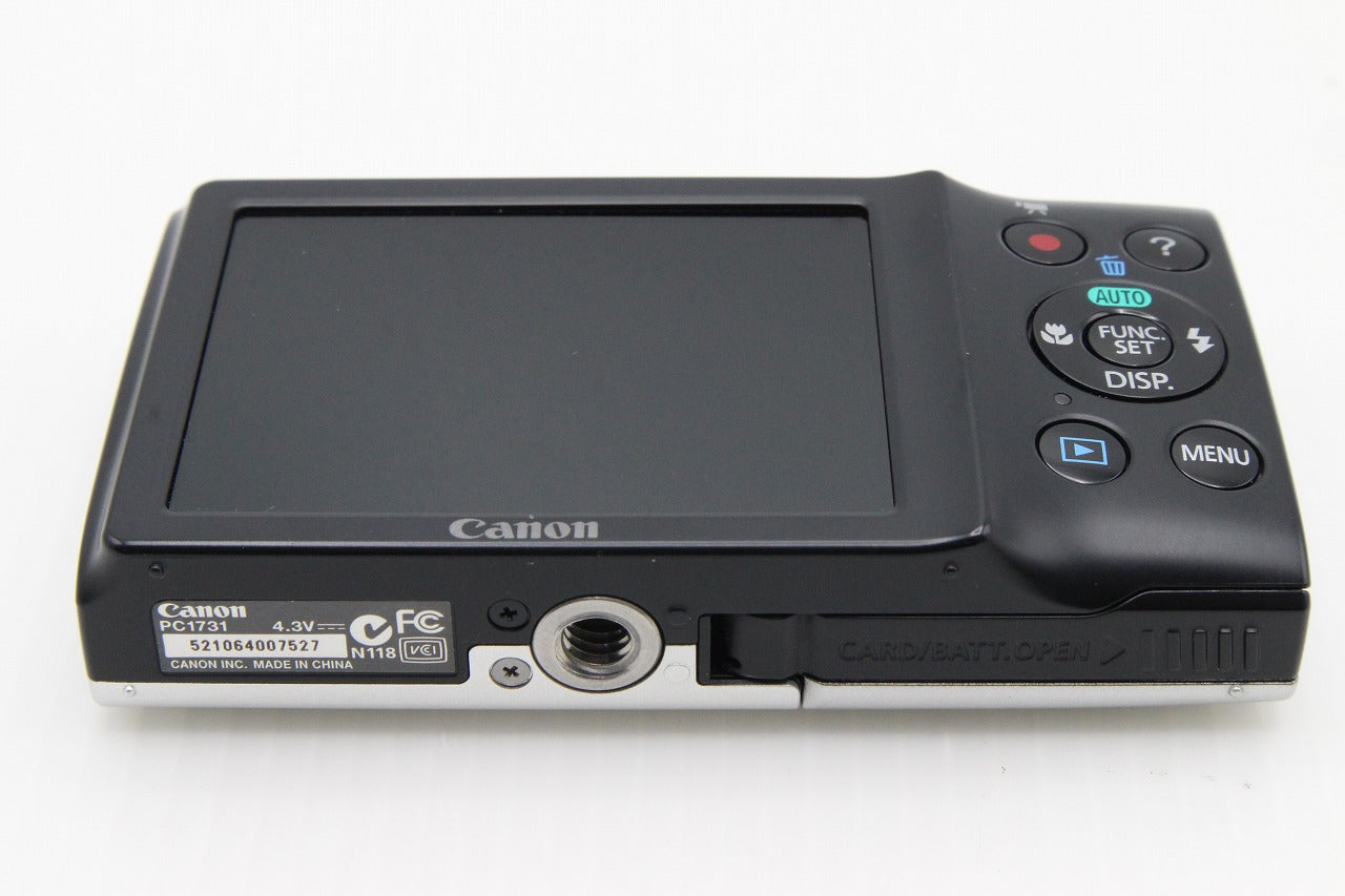 美品 Canon キヤノン PowerShot A2400 IS コンパクトデジタルカメラ シルバー 260203y