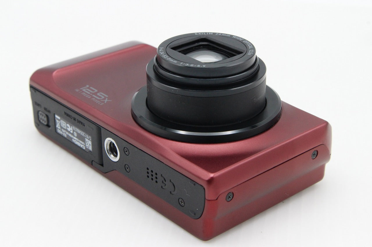 良品 CASIO カシオ EXILIM EX-H30 コンパクトデジタルカメラ レッド 260204h
