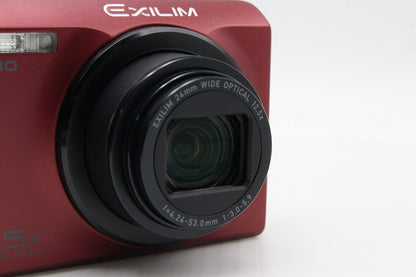 良品 CASIO カシオ EXILIM EX-H30 コンパクトデジタルカメラ レッド 260204h