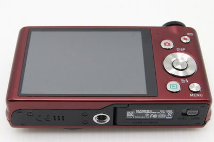 良品 CASIO カシオ EXILIM EX-H30 コンパクトデジタルカメラ レッド 260204h