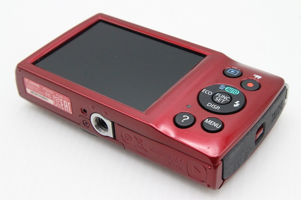 良品 Canon キヤノン IXY 150 コンパクトデジタルカメラ レッド 元箱付 260203e