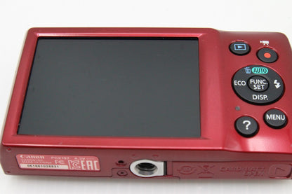 良品 Canon キヤノン IXY 150 コンパクトデジタルカメラ レッド 元箱付 260203e