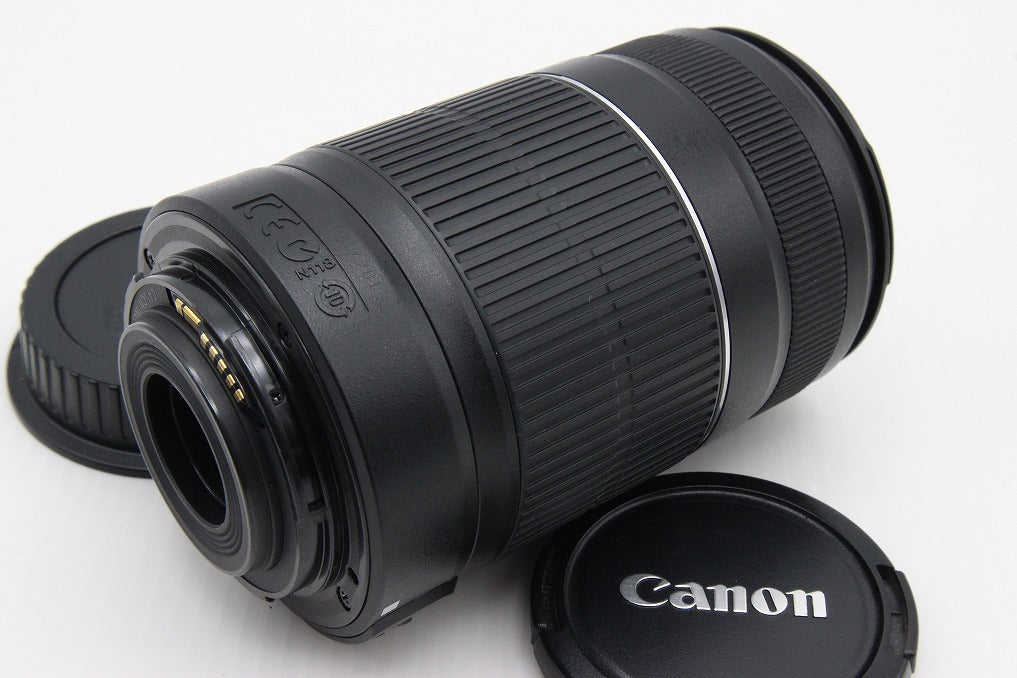 良品 Canon キヤノン EF-S 55-250mm F4-5.6 IS II APS-C ズームレンズ 260203ae