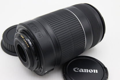 良品 Canon キヤノン EF-S 55-250mm F4-5.6 IS II APS-C ズームレンズ 260203ae