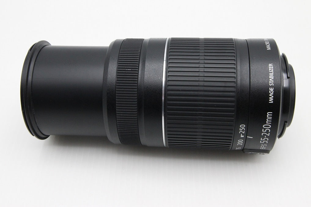 良品 Canon キヤノン EF-S 55-250mm F4-5.6 IS II APS-C ズームレンズ 260203ae