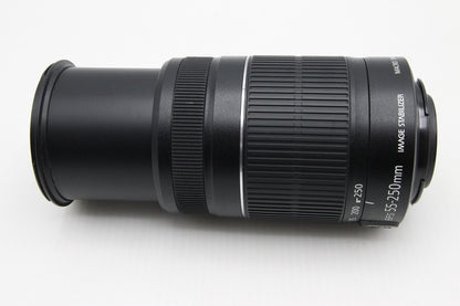 良品 Canon キヤノン EF-S 55-250mm F4-5.6 IS II APS-C ズームレンズ 260203ae