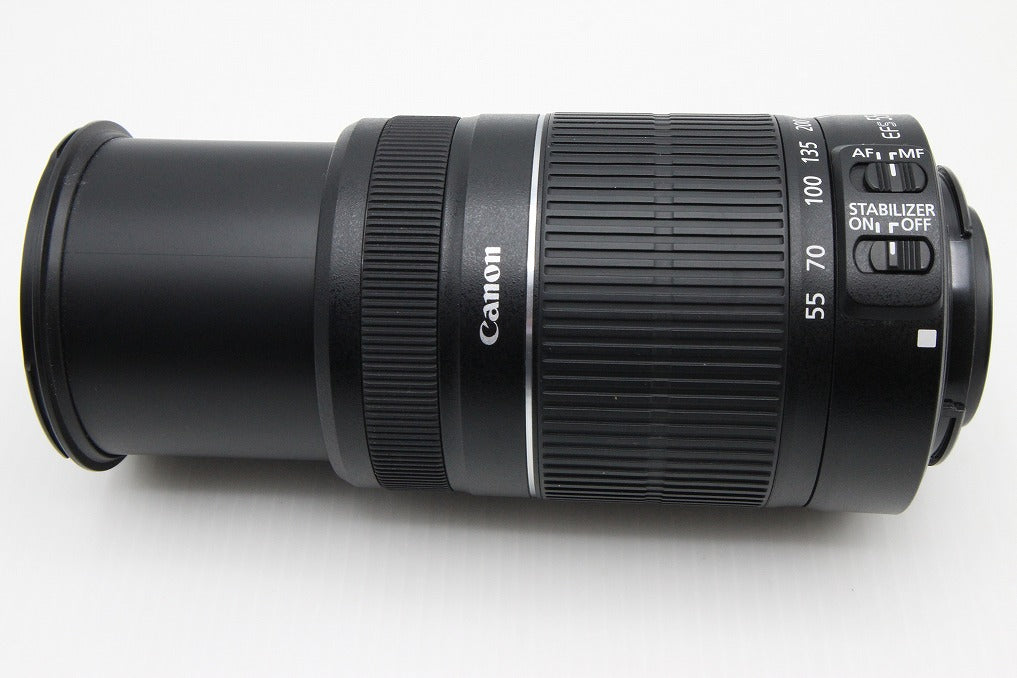 良品 Canon キヤノン EF-S 55-250mm F4-5.6 IS II APS-C ズームレンズ 260203ae