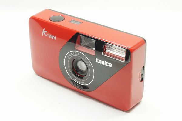 美品 Konica コニカ K-mini レッド 35mmコンパクトフィルムカメラ